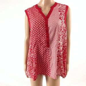 New NorthStyle Women's Blouse Top Red Size 1X